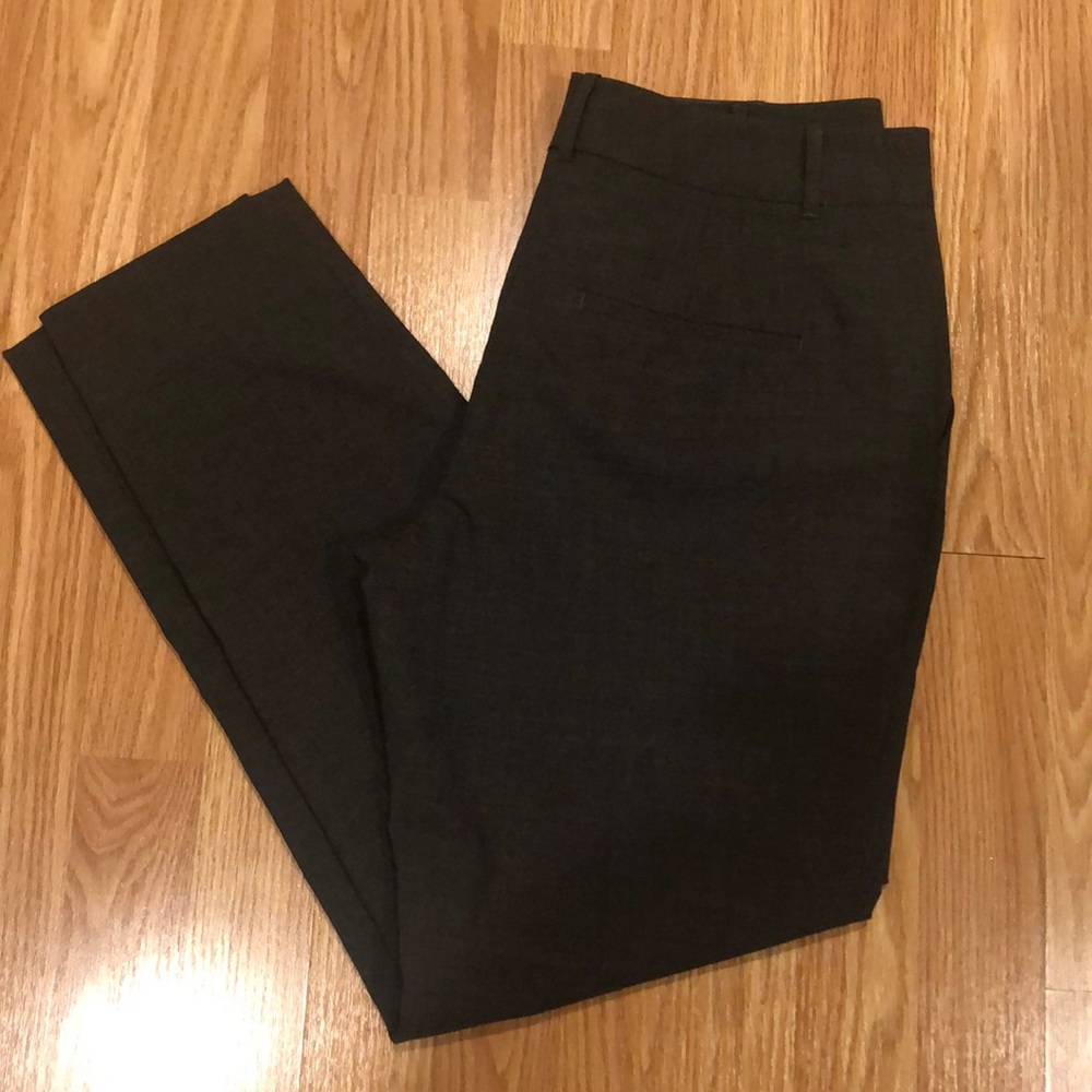 Grey lined wool slacks